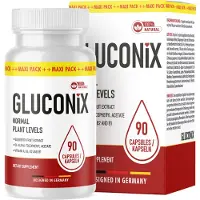 Glory Products OÜ Gluconix Capsules - Pour l'équilibre physique - Pour hommes et femmes - 90 Capsules Contenu - 1x