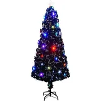 vidaXL Weihnachtsbaum mit LED und Standard 240 cm Faser -Optik