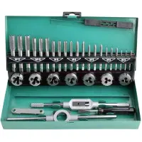 AW Tools - Jeu de tarauds, acier (lot de 32) AW3035 (taille unique) (argent)
