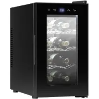 Cecotec GrandSommelier 830 Refroidisseur de vin thermoélectrique Pose libre Noir 8 bouteille(s)