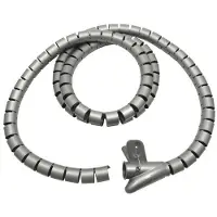 Macleans Spirale de câble flexible Gaine de protection & Clip | 2m x 25mm S