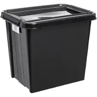 Un plast team Boîte de rangement PROBOX RECYCLE 53,0 litres noir