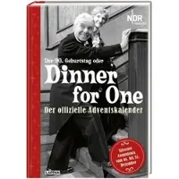Sonstige Verlage "Dinner for One" – Le calendrier de l'Avent officiel : Les 90 ans de Miss Sophie | Livre de calendrier de l'Avent pour adultes avec 31 chapitres au lieu de 24, à découper