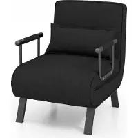 Coast Fauteuil de sieste 4-en-1 - dossier réglable - avec accoudoirs - gris clair