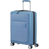 American Tourister trolley pour ordinateur portable Hello Cabin Spinner 55 / 20 TSA Trolley Blue Heaven bleu clair