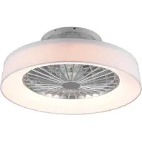 TRIO Ventilateur de plafond LED Farsund 47cm blanc
