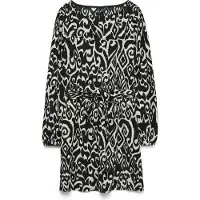 Vero Moda Robe 'VMFriga' crème / noir