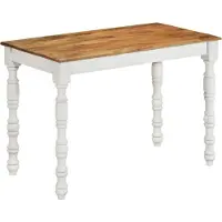 Super Merchant Esstisch 110x60x76 cm Massivholz Mango