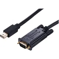 Roline Câble Mini DisplayPort-VGA, Mini DP ST - VGA ST, noir, 2 m