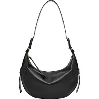 Fossil Cuir sac à épaule Harwell Hobo Black noir