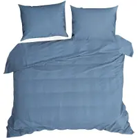 Eurofirany EUFROFIRANY | Parure de lit - Housse de couette - bleu - 220 x 200 cm - Linge de lit - 100 % coton