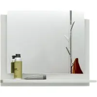 Meublorama Miroir de salle de bain pour collection OWL/RAVEN/BIRD, coloris blanc