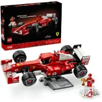 LEGO Maquette Icons Ferrari F2004 Michael Schumacher, Set Adulte, Voiture F1