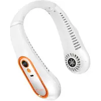 Ruhhy 27414 Mini ventilateur de cou portable, USB, blanc