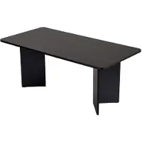 CALICOSY - Table à manger avec plateau rectangulaire L180 cm - LORAN