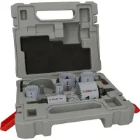 Bosch 2608900524 Jeu De Scies Cloches PRO 12 Pièces - Multi Matériaux - 22,29,35,44,51,64 Mm