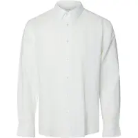 Selected Regkylian Long Sleeve Shirt Beige S Homme