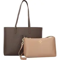 Replay sac à épaule sac shopper Shopper Brown Cocoa + Black marron foncé