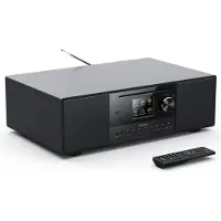 Majority Quadriga Radio DAB - Radio Bluetooth - Lecteur CD - 120 W, 2.1 radio internet stéréo - Spotify connect - FM - Noir