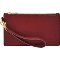 Fossil sac à poignet sac d’accessoires Gift Wristlet Scarlet rouge foncé