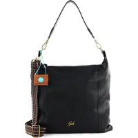 Gabs Cuir sac à épaule Elide Genevieve Shoulder Bag Black noir
