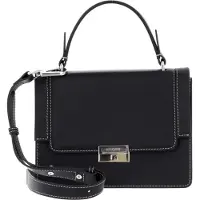 Decadent sac à main sac à épaule bandoulière Mona Small Top Handle Nappa Black noir