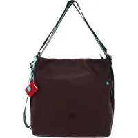 Gabs Cuir sac à épaule sac à dos Aissa TG Bull Black Shoulder Bag Mogano brun