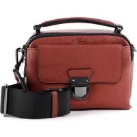 Saddler Cuir sac à épaule bandoulière sac à main Neptune Dusty Rust brun
