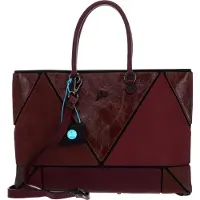 Gabs Cuir sac à épaule Rioko Momu Sendai Black Shoulder Bag Chianti bordeaux