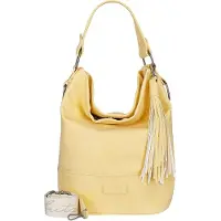 Fritzi aus Preußen sac à épaule Vintage Fritzi51 Hobo Bag Fizz jaune clair