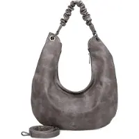 Fritzi aus Preußen sac à épaule sac à épaule bandoulière Chalk Lizz01 Hobo Dark Stone gris