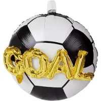 Merkloos Folieron Championnat d'Europe/Coupe du monde -But de football 44 cm