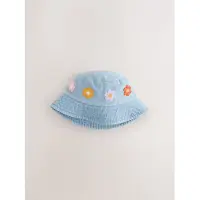 Next Chapeau bleu denim / jaune / orange / rose clair