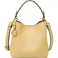 Fossil sac à épaule bandoulière sac à main Jessie Bucket Crossbody Bag Daze jaune clair