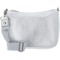 Mandarina Duck Mellow Metal Hobo Crossbody Argenté Homme