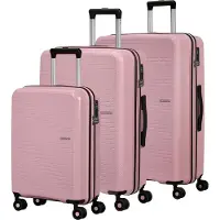 American Tourister trolley Summer Hit 3 PC Set A Blossom Pink rose 76cm