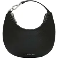 Liebeskind berlin , pendentif "Pouch" en forme de croissant de lune, collection Vintage, en cuir de chèvre noir