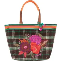 Oilily sac shopper sac à épaule Sia Shopper Code Green coloré