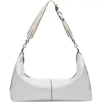 Liebeskind berlin Femmes, Sac à main, Paris Hobo L, sac à bandoulière décontracté avec poche pour ordinateur portable jusqu'à 17 pouces, Beige
