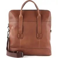 Saddler Cuir sac à épaule sac d'ordinateur portable pour ordinateur portable Loge Shopper Tan brun