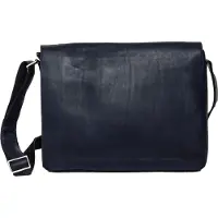 Harold's Cuir serviette sac à épaule bandoulière Campo Messengerbag Dark Blue bleu marine
