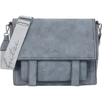 Fritzi aus Preußen sac à épaule Fritzi Jive Satchel Blue Grey bleu gris