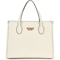 GUESS Cabas 'Cabas Silvana 2 Comp Tote Bone' blanc