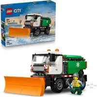 LEGO City La Déneigeuse, Jouet de Construction, 6+ Ans, Épandage de Sel, Minifigurine Conducteur, 60490
