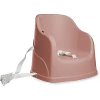 Thermobaby Rehausseur de Chaise TUDI, Rose Câlin, Léger, Transportable, Harnais 3 Points