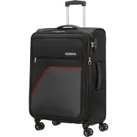 American Tourister trolley Sky Surfer Spinner Exp. TSA Black / Red noir 69cm