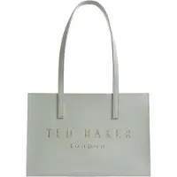 Ted Baker sac à main Crinell Elongated Crinkle Icon Bag Grey vert clair