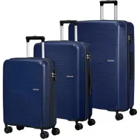 American Tourister trolley Summer Hit 3 PC Set A Navy bleu marine 76cm