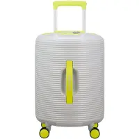 American Tourister trolley Rollio Spinner 52 / 18 TSA Trolley Light Grey / Lime gris clair 51cm