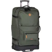 Cabaia trolley sac à dos Soft Suitcase 2 Wheels Essentials Trolley 110L Coromandel vert foncé 80cm